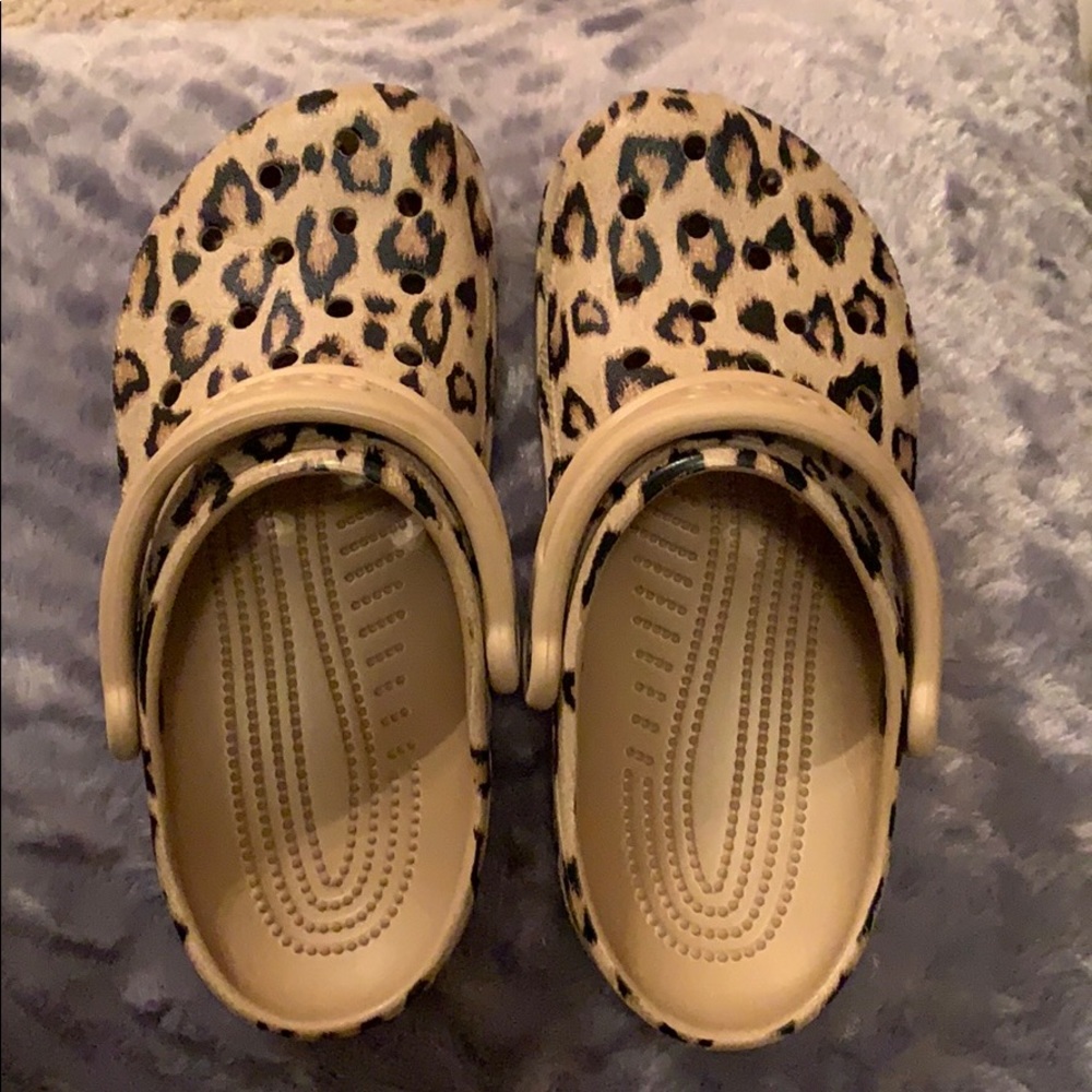 Leopard Crocs